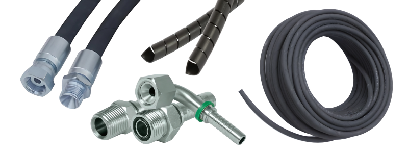 Hydraulikschlauch und Pressarmaturen